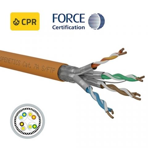 0851C, Cable Cat. 7A S/FTP rígido LSZH Cca s1a,d1,