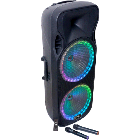 PARTY-215RGB, PARTY - 2x15’’ PORTABLE BATTERY LED 