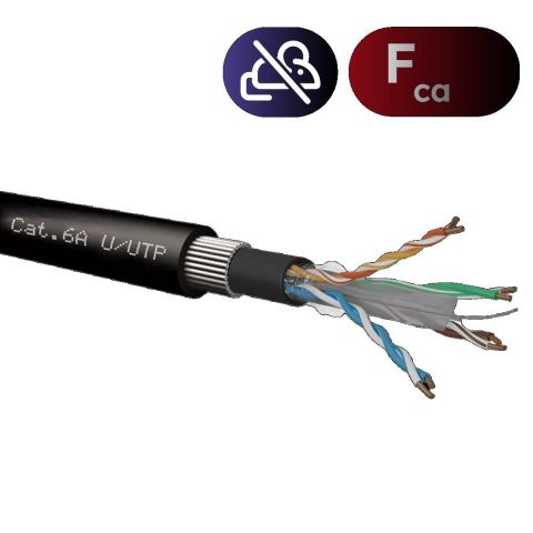 268ARM, Cable Cat. 6A exterior: U/UTP rígido PE Fc