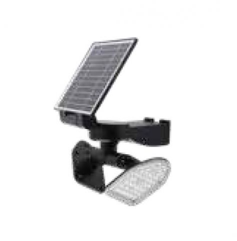 Aplique LED Solar 5000K Doble foco orientable 20W