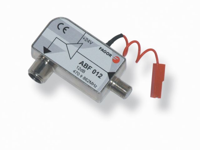 ABF 012, Amplificador de banda UHF G=12 dB NF = 3.
