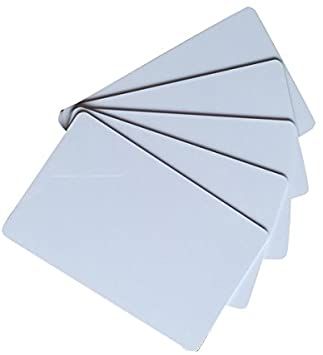 10  Tarjetas MIFARE blancas. 54 x 86 mm